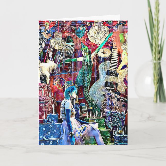 Window Shopping in NYC Christmas Card (Front)