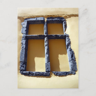window square postcard