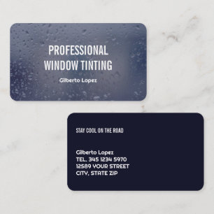 🌞 Window Tinting Business Card