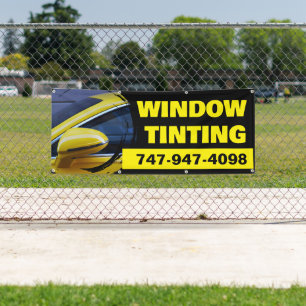Window Tinting Custom Banner