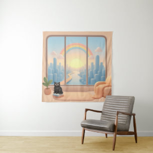 Window to a Dreamworld Tapestry