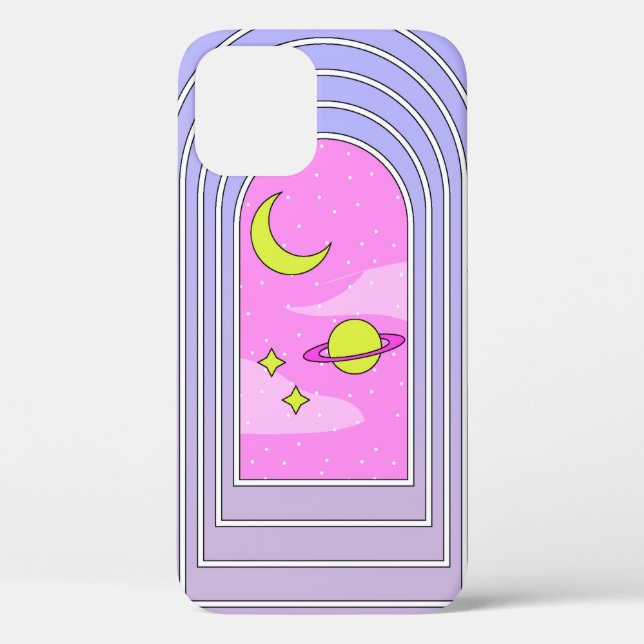 Window to the universe, esoteric cosmos digital ar Case-Mate iPhone case (Back)