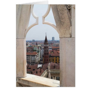 Window to the World Card - (from Milan Duomo)