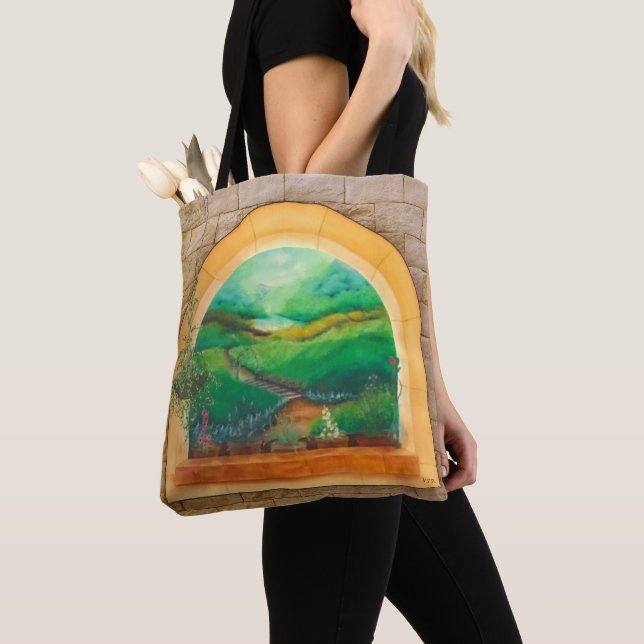 Window   tote bag (Close Up)