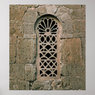 Window tracery, from Basilica San Juan Poster