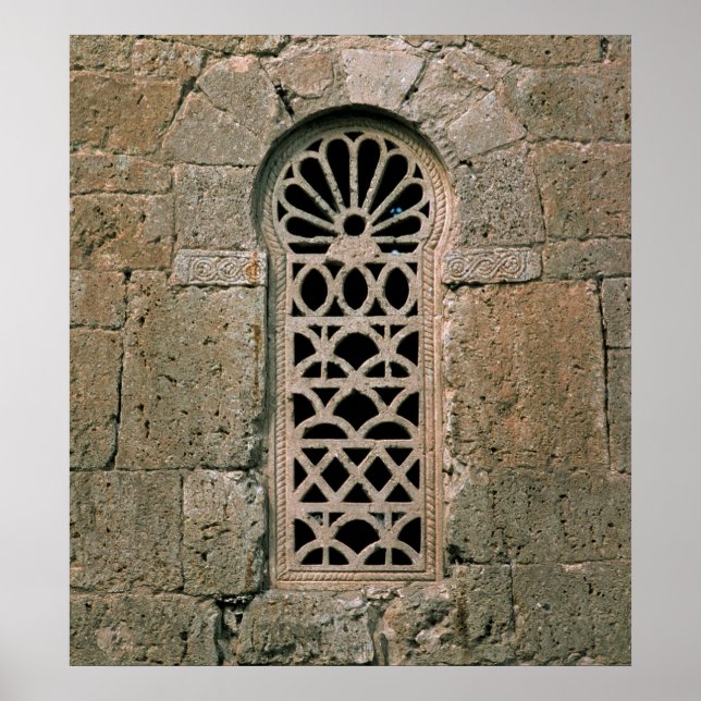Window tracery, from  Basilica San Juan Poster (Front)