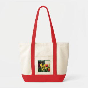"Window Tulips Garden" Bag