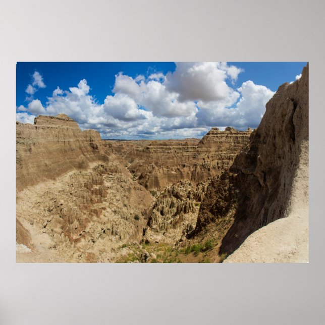 Window View, Badlands National Park, SD Poster (Front)