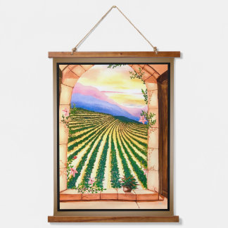 Window View Hanging Tapestry