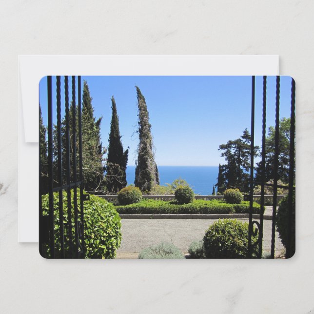 Window View Holiday Card (Front)