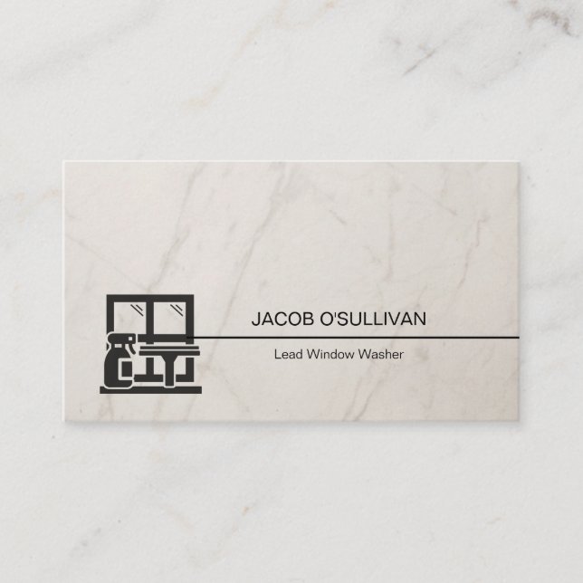 Window Washer House Cleaning  Business Card (Front)