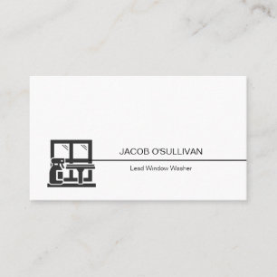 Window Washer House Cleaning  Business Card