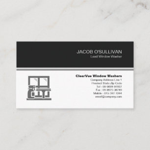 Window Washer House Cleaning  Business Card