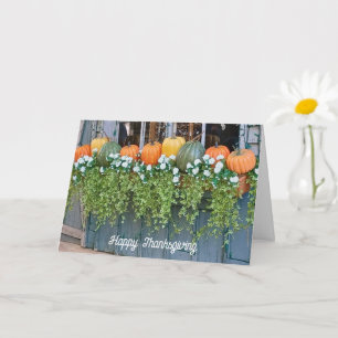 Windowbox Autumn Card