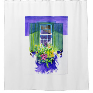 Windowbox watercolor