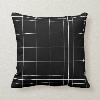 Windowpane Plaid Throw Pillow