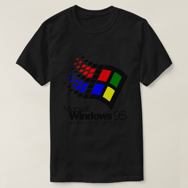 Windows 95 Logo Essential T-Shirt (Design Front)