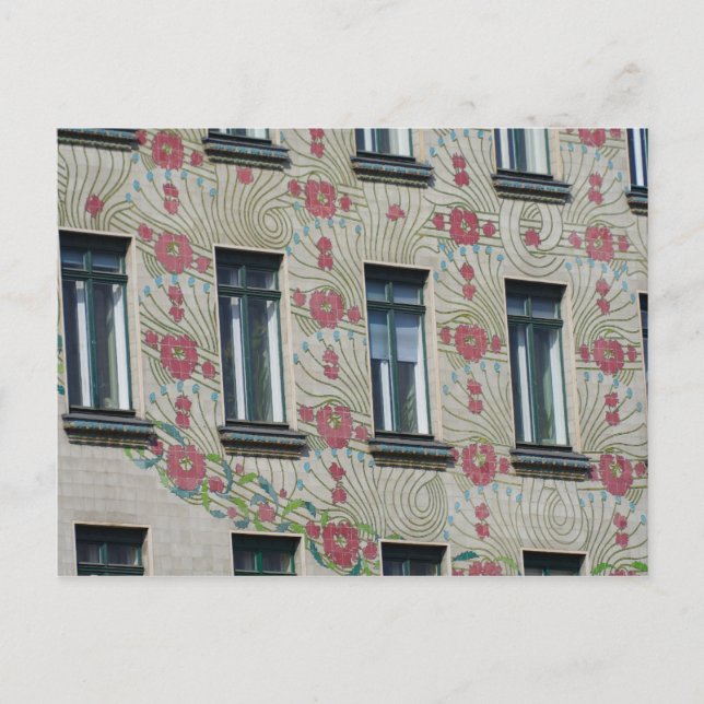 Windows At Majolikahaus Postcard (Front)