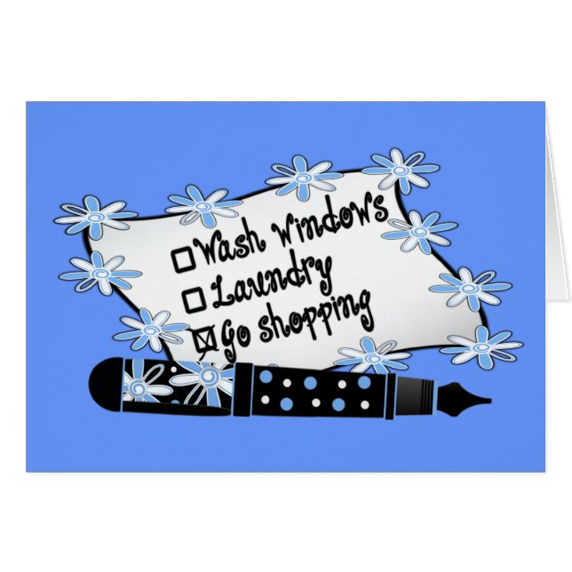 Windows, blanchisserie ou achats ! (Devant horizontal)