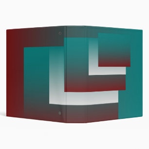 Windows in teal burgundy white binder