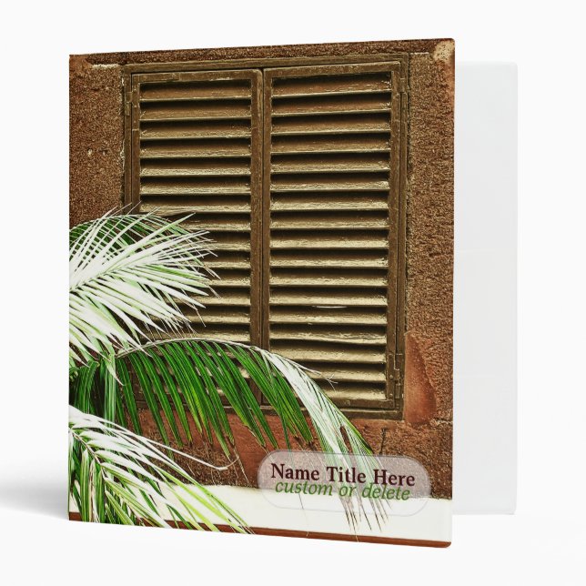 Windows of Character, Funchal Vinyl lBinder Binder (Front/Inside)
