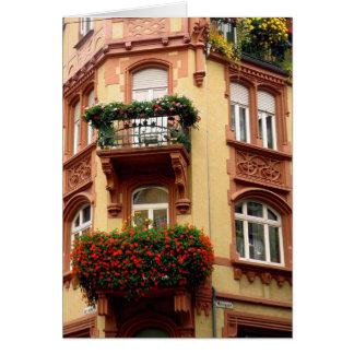 Windows sur la carte de note Heidelberg