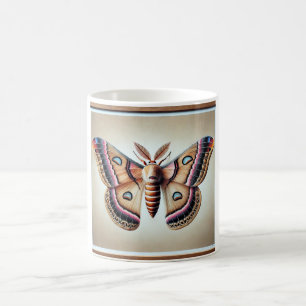 Windowwinged moth 121024IREF249 - Watercolor Coffee Mug