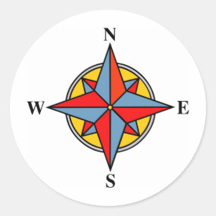 Windrose Classic Round Sticker