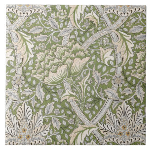 Windrush Pattern (by William Morris) Tile