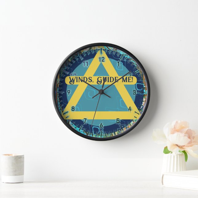 Winds Guide Me Air Symbol Clock (Home)