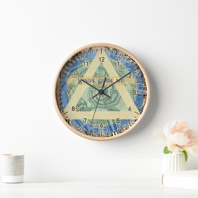Winds Guide Me Air Symbol Clock (Home)