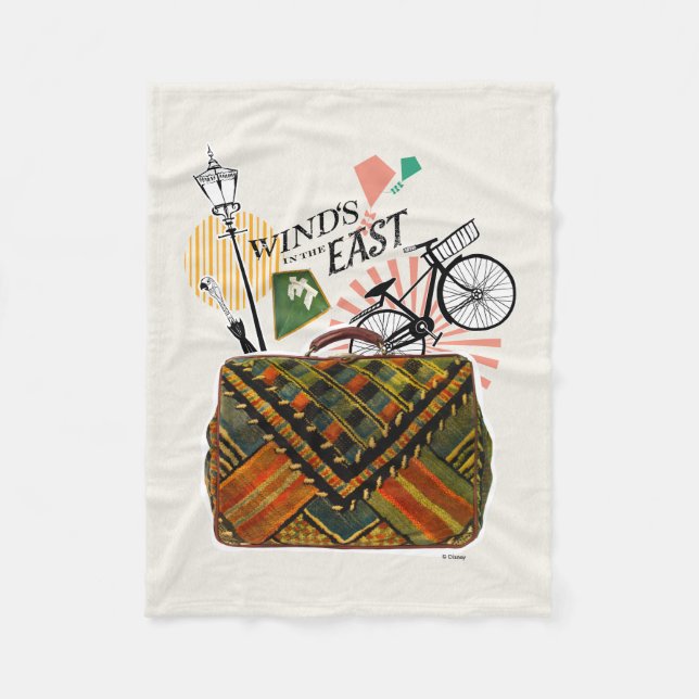 Winds in the East Fleece Blanket (Front)