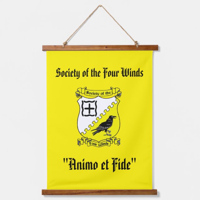 Winds Lodge Banner Hanging Tapestry (Front)