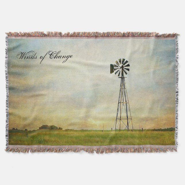 Winds of Change Throw Blanket (Front)
