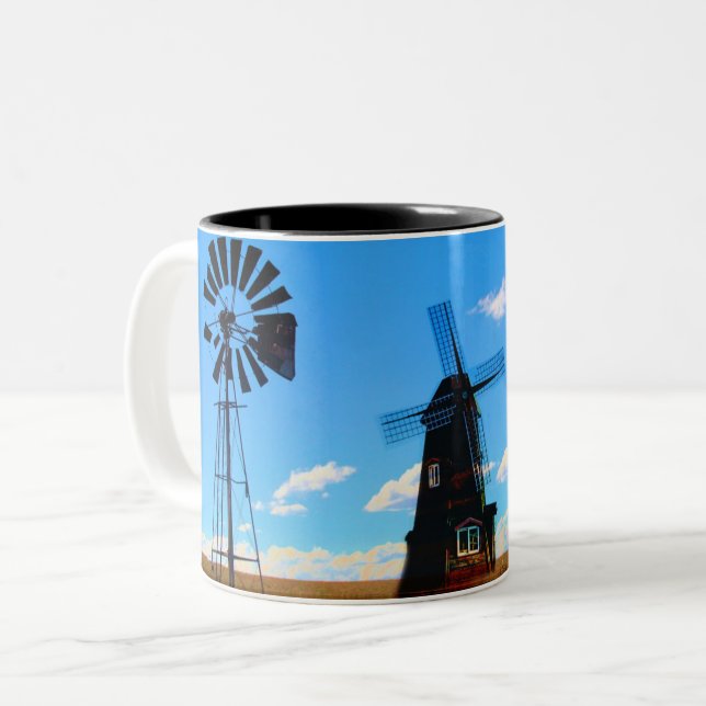 Winds of Change Two-Tone Coffee Mug (Front Left)