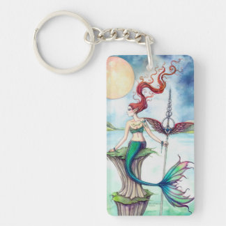 Winds of Ireland Mermaid Fantasy Art Keychain