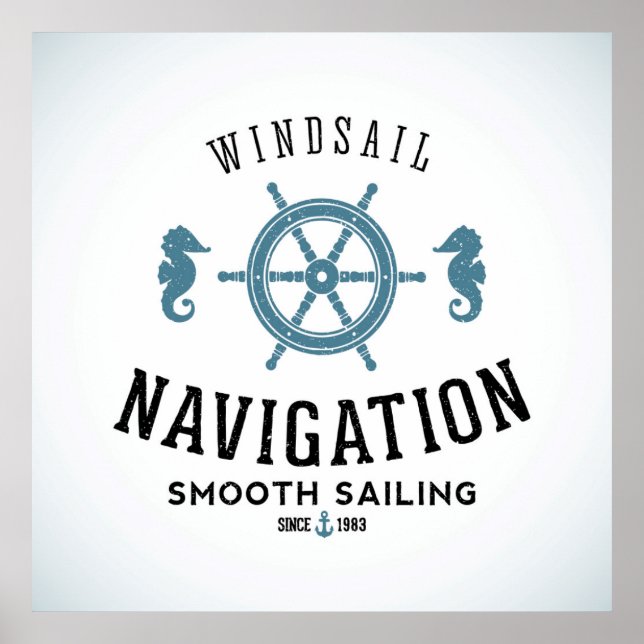 Windsail Navigation Poster (Front)