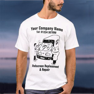 Windscreen Replacement & Repair Cartoon T-Shirt