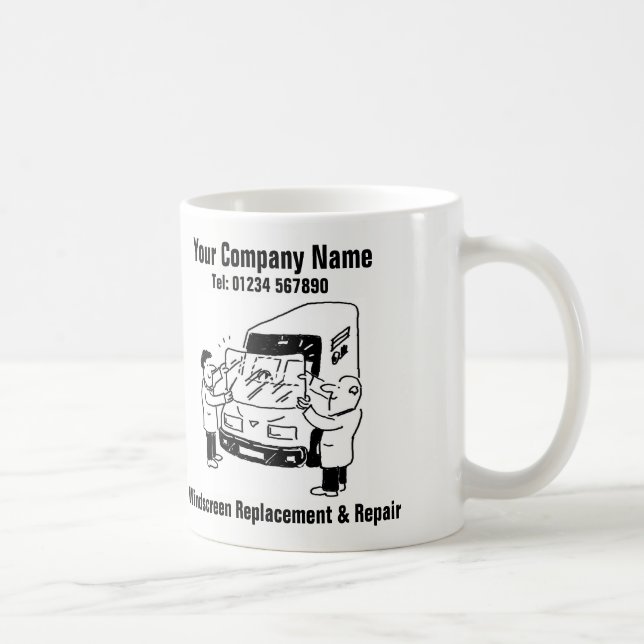 Windscreen Replacement & Windshield Repairs Coffee Mug (Right)