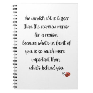 Windshield is Bigger Than the Rearview -Jelly Roll Notebook
