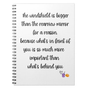 Windshield is Bigger Than the Rearview -Jelly Roll Notebook