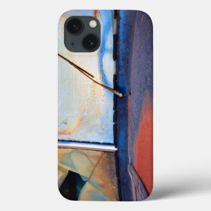 Windshield of an old rusty truck iPhone 13 case