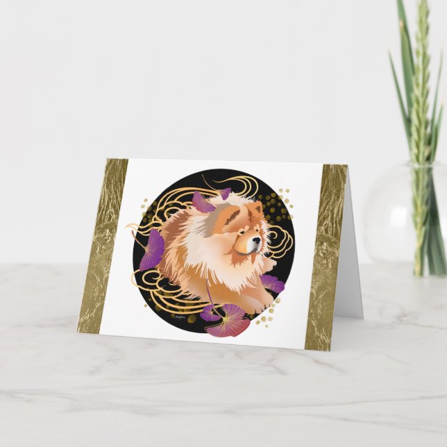 WINDSONG - Carte Chow Art 2 tailles (Devant)