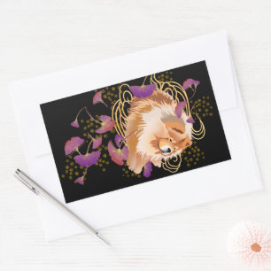 WINDSONG - Chow carré stickers