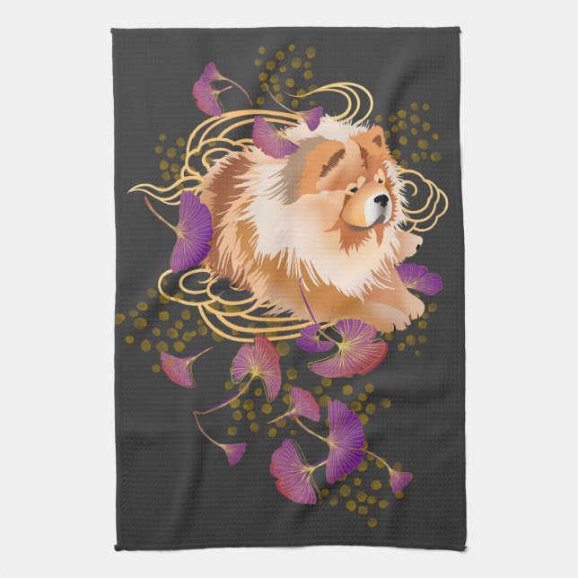 WINDSONG - Chow en cascade serviette de cuisine fe (Vertical)