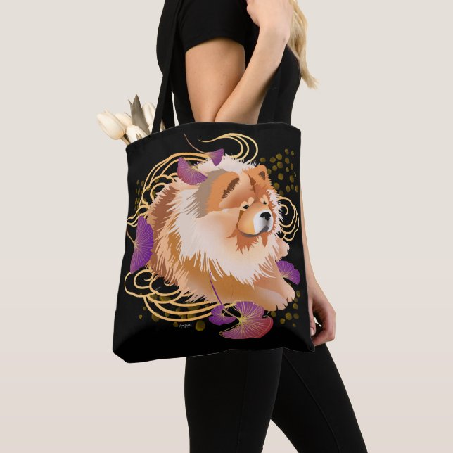 WINDSONG - Chow  tote or crossbody bag 2 sizes (Close Up)