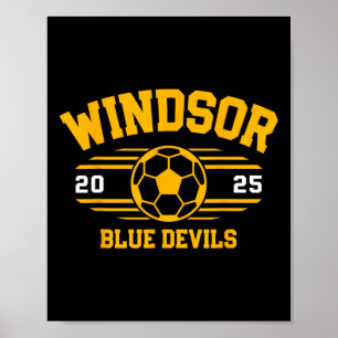 Windsor Blue Devils Soccer Ll 2025  Poster