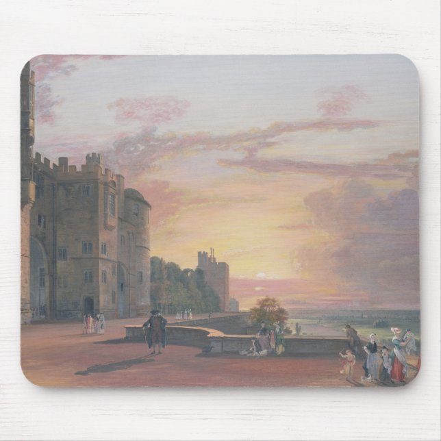 Windsor Castle: North Terrace looking west at suns Mouse Pad (Front)
