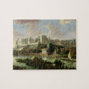 Windsor Castle seen from the Thames, c.1700 (oil o Jigsaw Puzzle