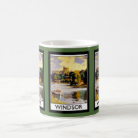 Windsor Castle Vintage Travel  Poster